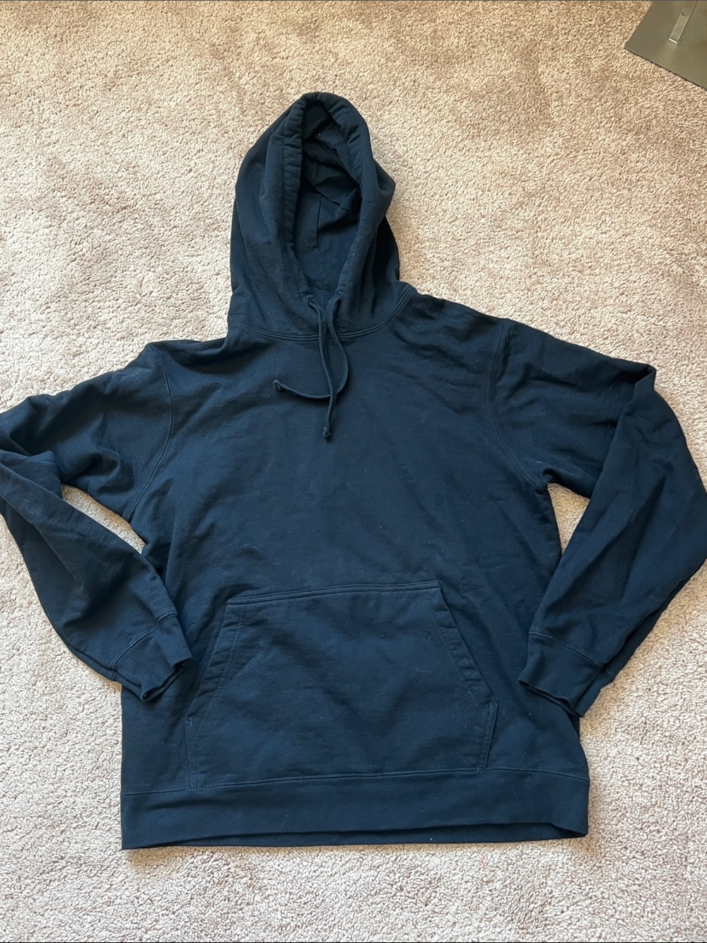 Black Hoodie with Multicolor Positive Message - Picture 2 of 6